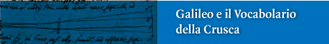 Galileo e il Vocabolario della Crusca